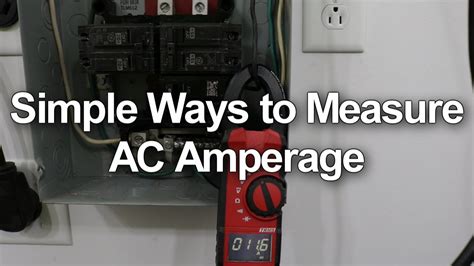 How to Determine Amperage of Circuit Breaker.
